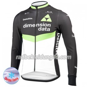 Radtrikot 2017 Dimension Data Winter Thermal Fleece N001
